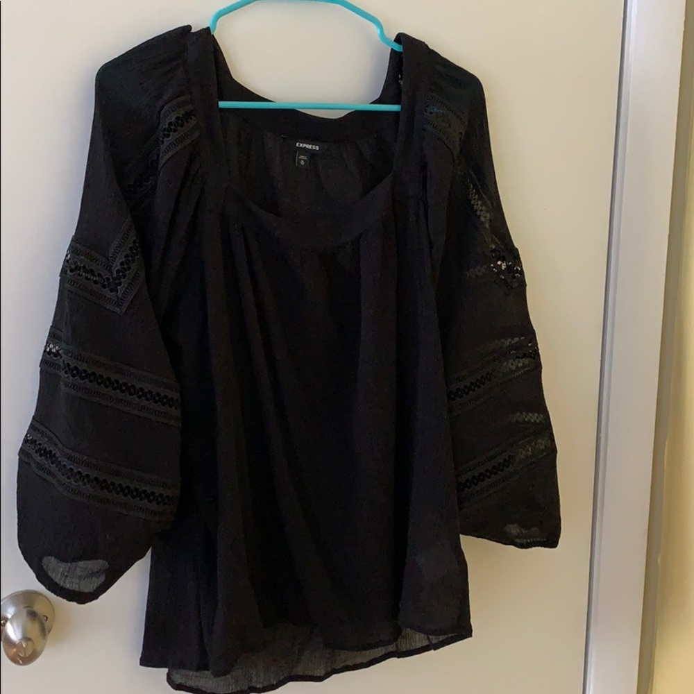 Express peasant top